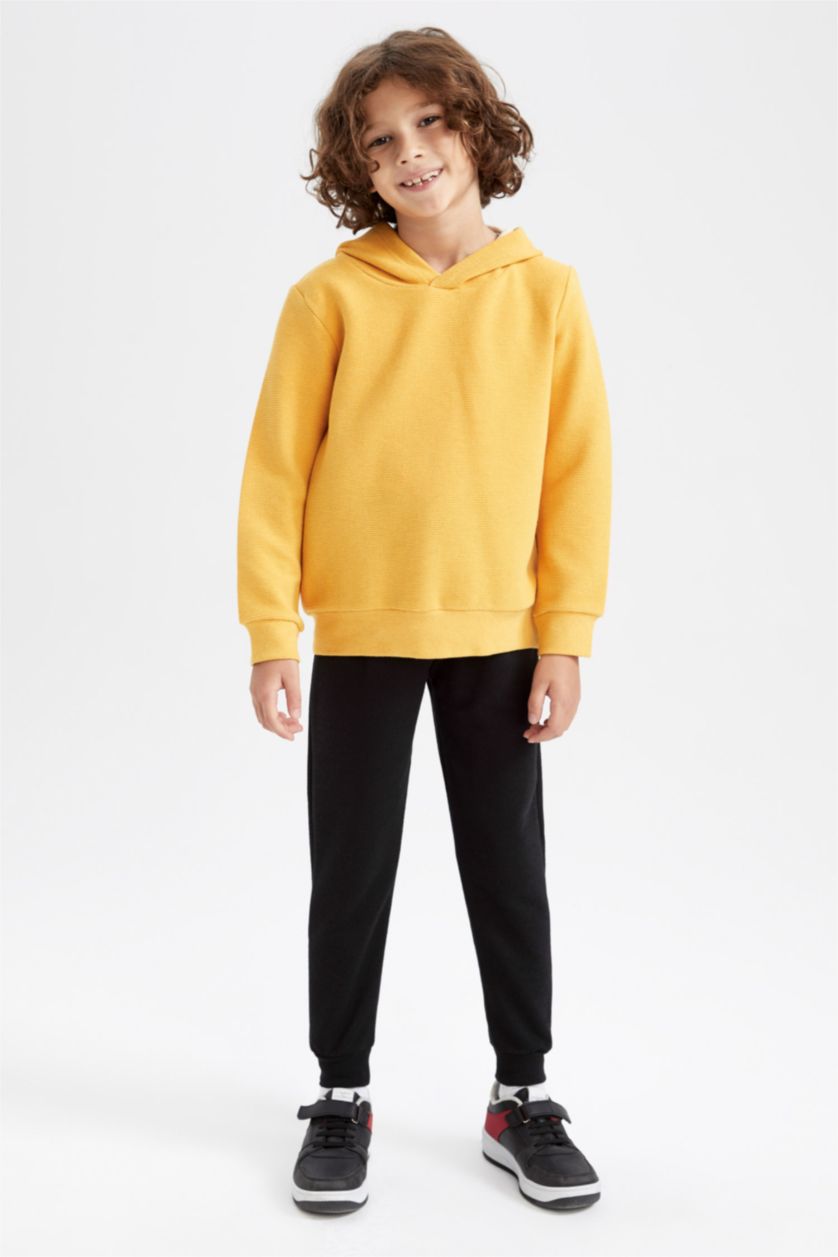 BOYS & TEENS Yellow Boys Hoodie Sweatshirt
