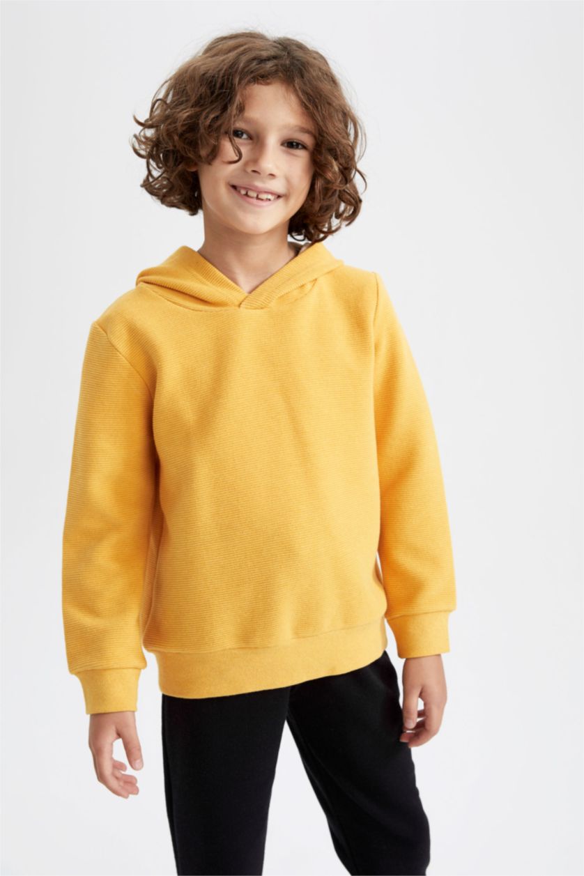 BOYS & TEENS Yellow Boys Hoodie Sweatshirt