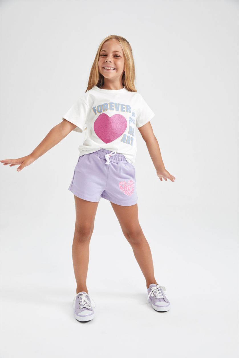 Girls & Teens Dark Lilac Girls Shorts