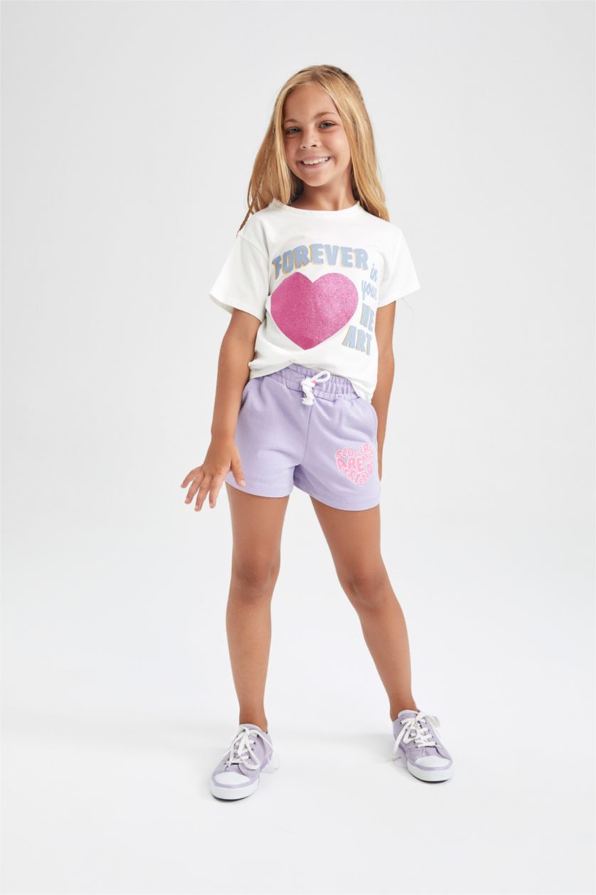 Girls & Teens Dark Lilac Girls Shorts