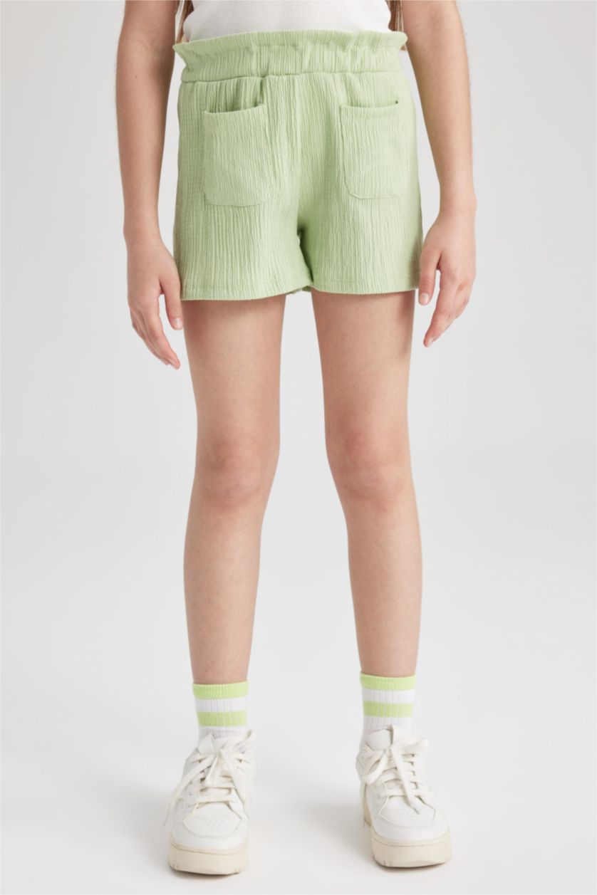 FILLES Vert Clair Short avec poches pour fille