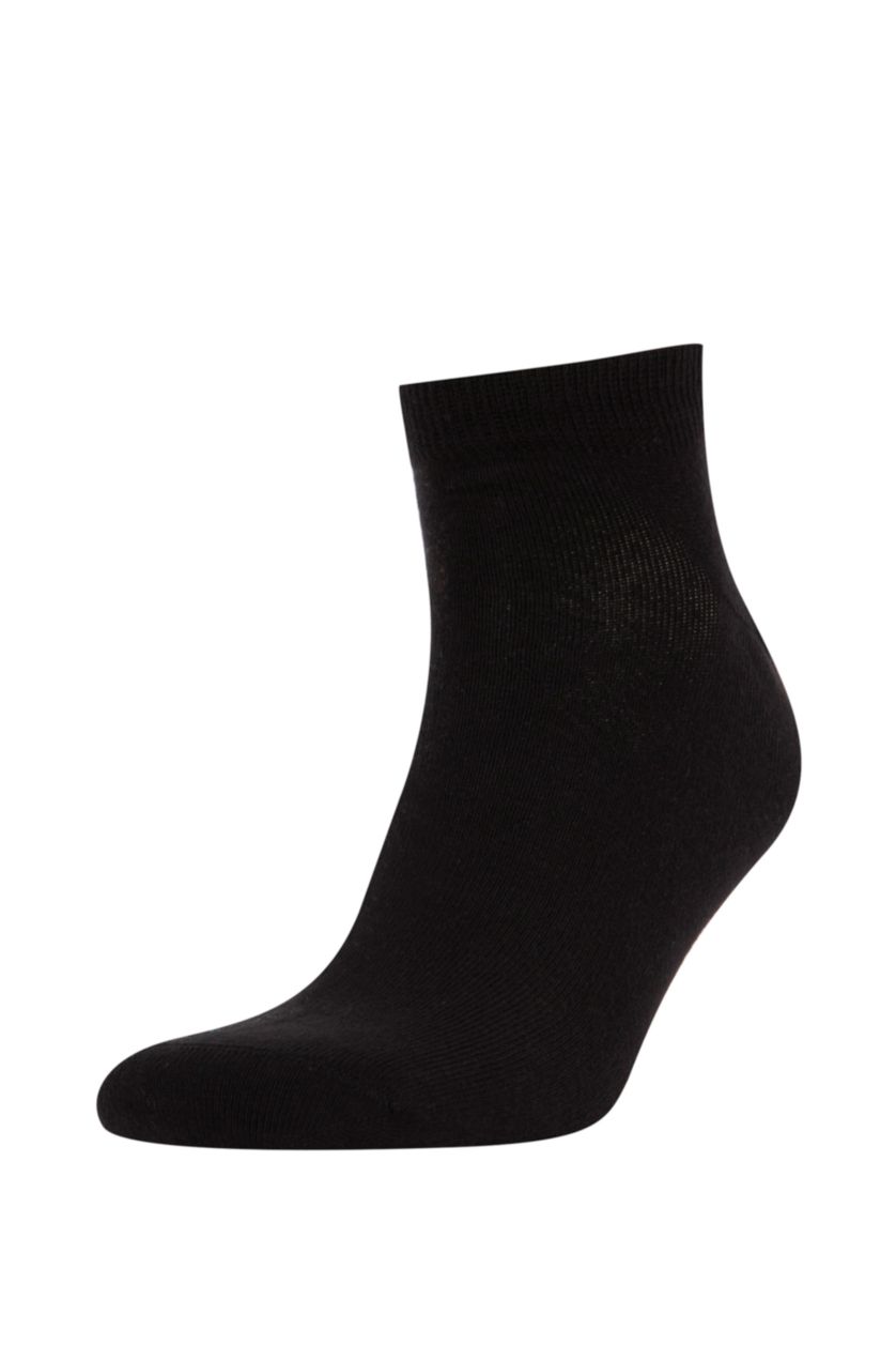 Man Black Men 3 Pack Cotton Booties Socks