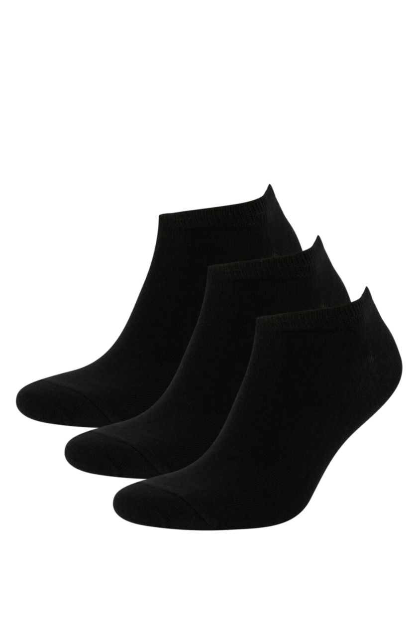 MAN Black Man 3 piece Step Socks