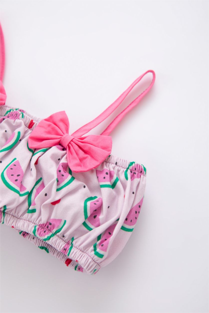 Baby Girl Pink Baby Girl Fruit Patterned Set of 2