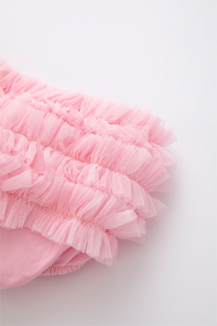 BABY GIRL Light Pink Baby Girl Newborn Hair Band Panties 2-Pack Set