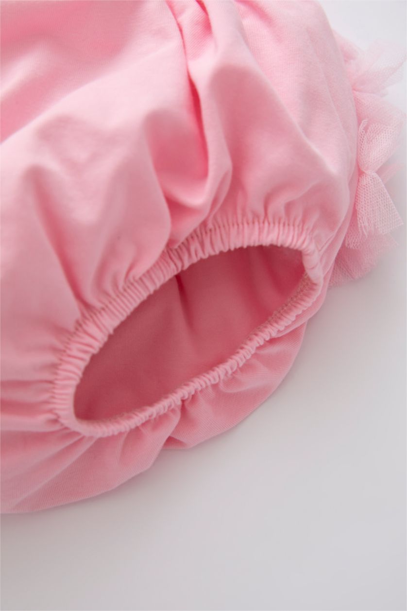 BABY GIRL Light Pink Baby Girl Newborn Hair Band Panties 2-Pack Set