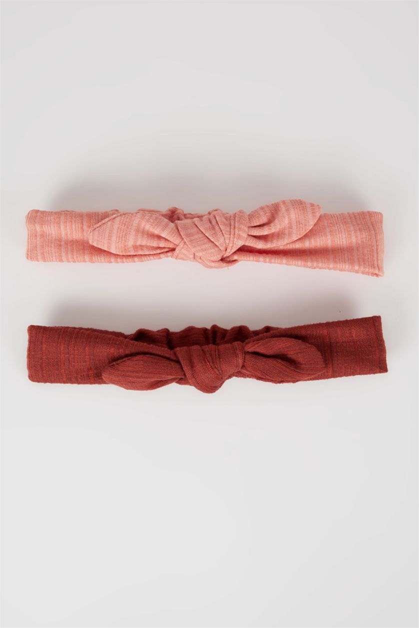 BÉBÉ FILLE Orange Clair Bande de cheveux 2 pièces pour bébé fille