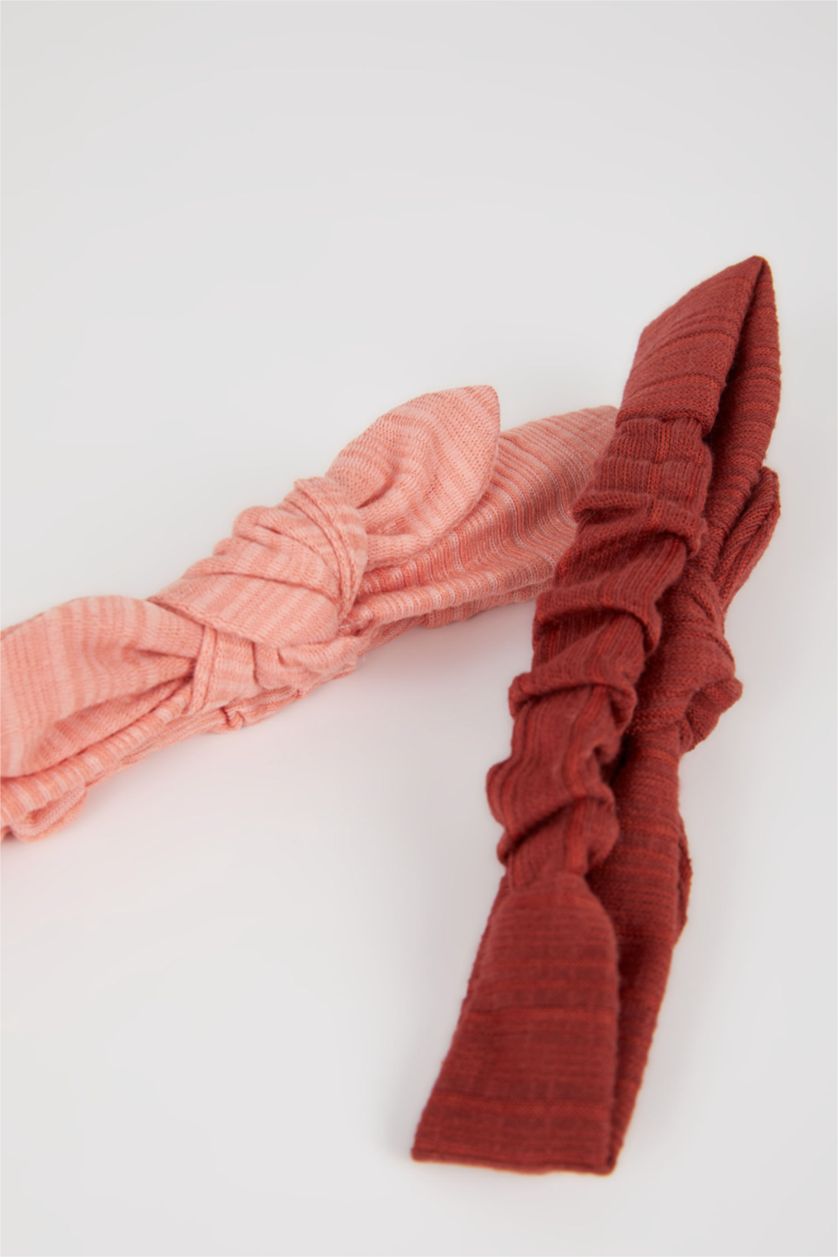 BÉBÉ FILLE Orange Clair Bande de cheveux 2 pièces pour bébé fille