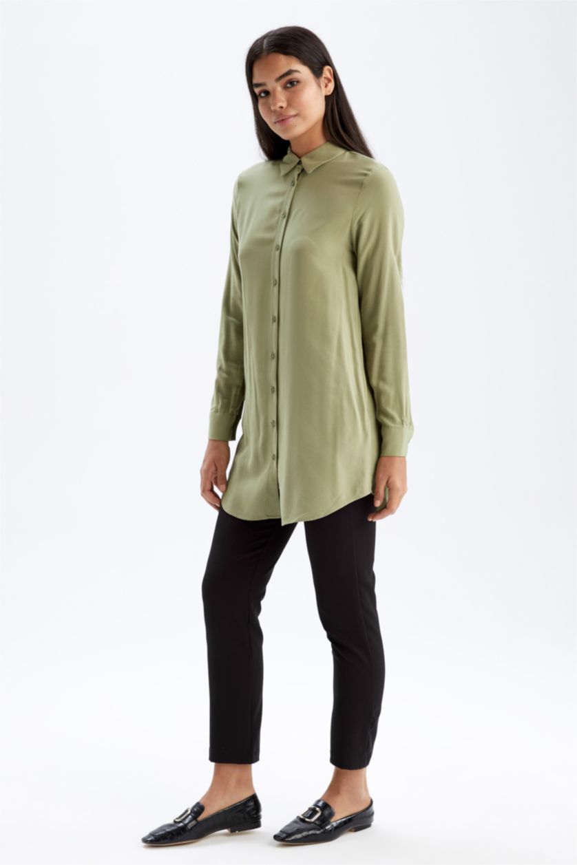 FEMME Noir Pantalon à Coupe carotte