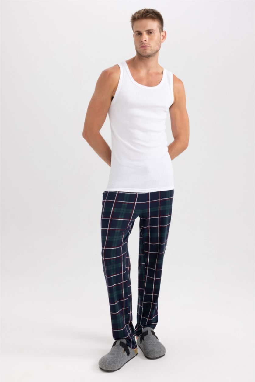 Erkek Beyaz Slım Fıt Ribana Atlet