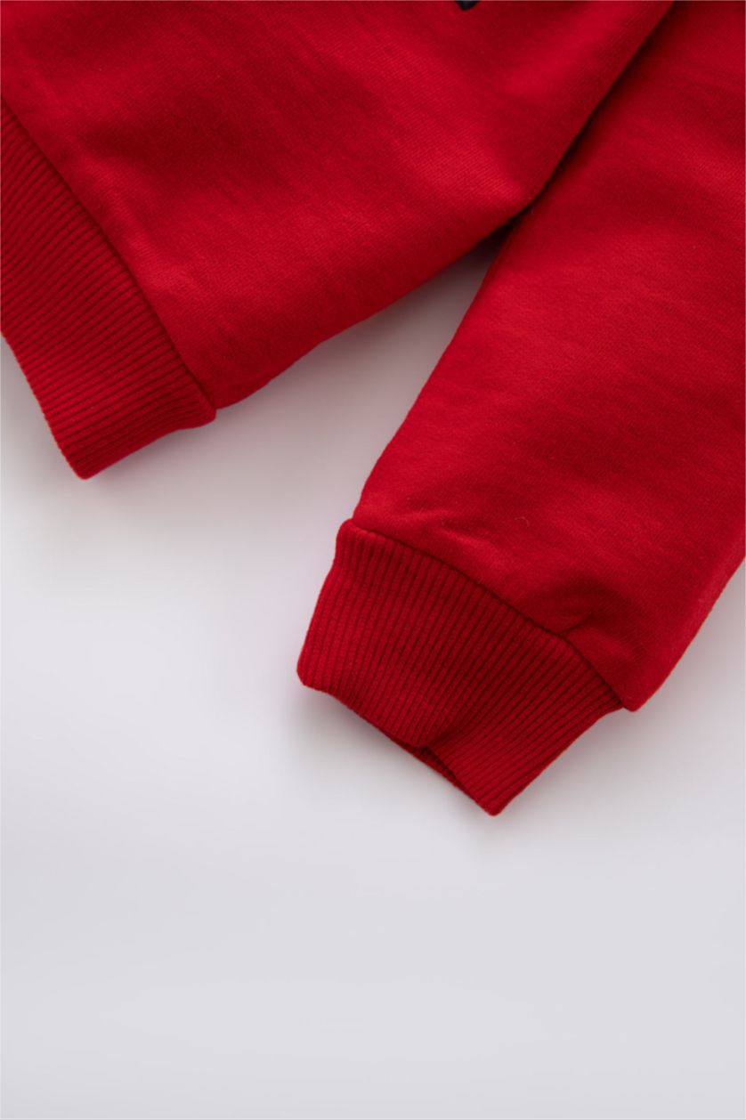 BÉBÉ GARÇON Rouge Ensemble En Tricot Tissu Sweat Fin Col Ras Du Cou Manche Longue 2 Snoopy BéBé Garçon