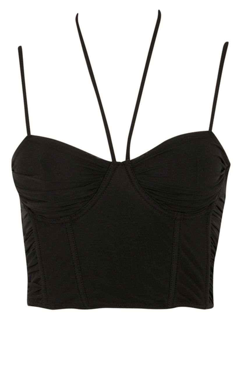 Kadın Siyah Kapsız Pedsiz