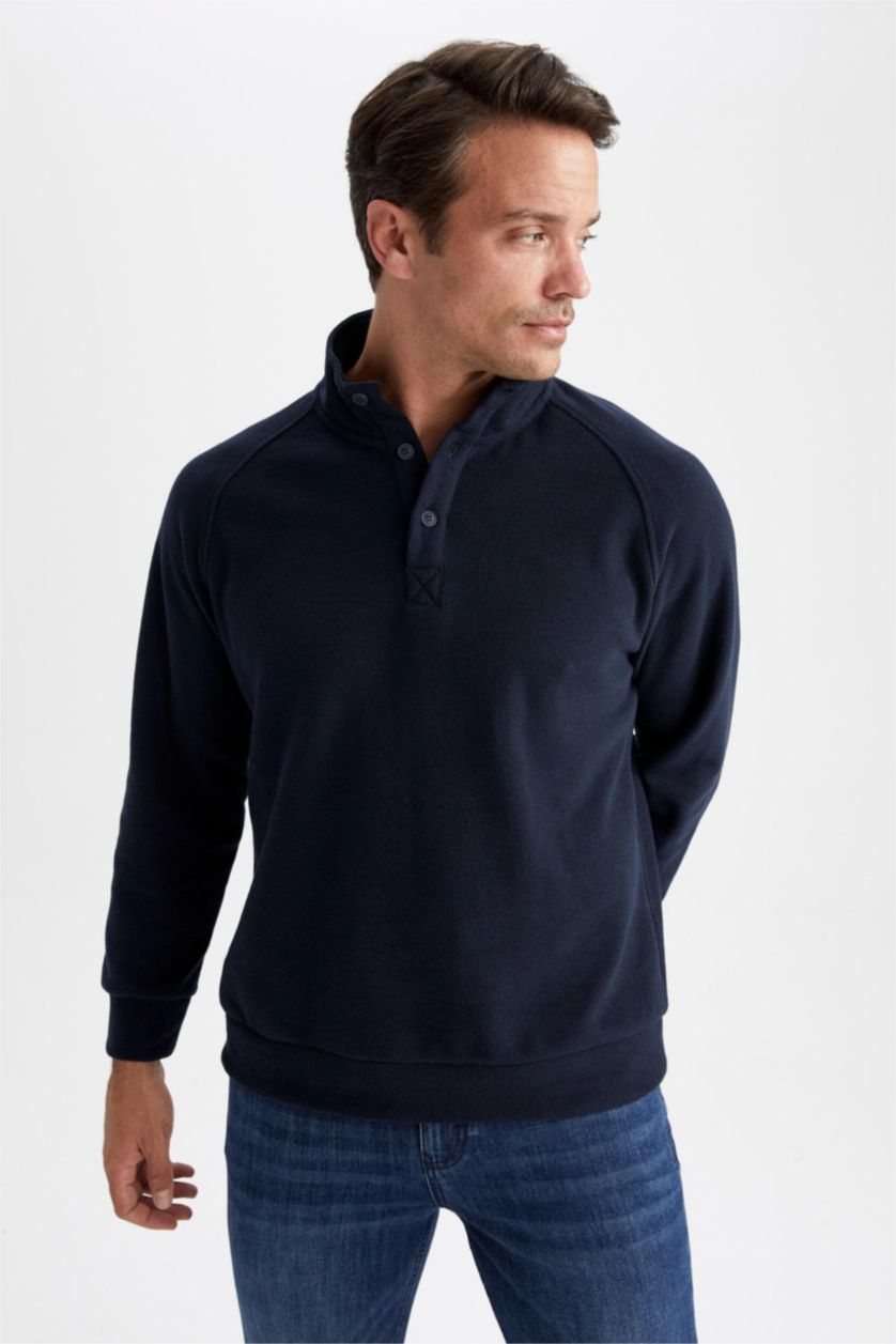 MAN NAVY Relax Fit Sweatshirt