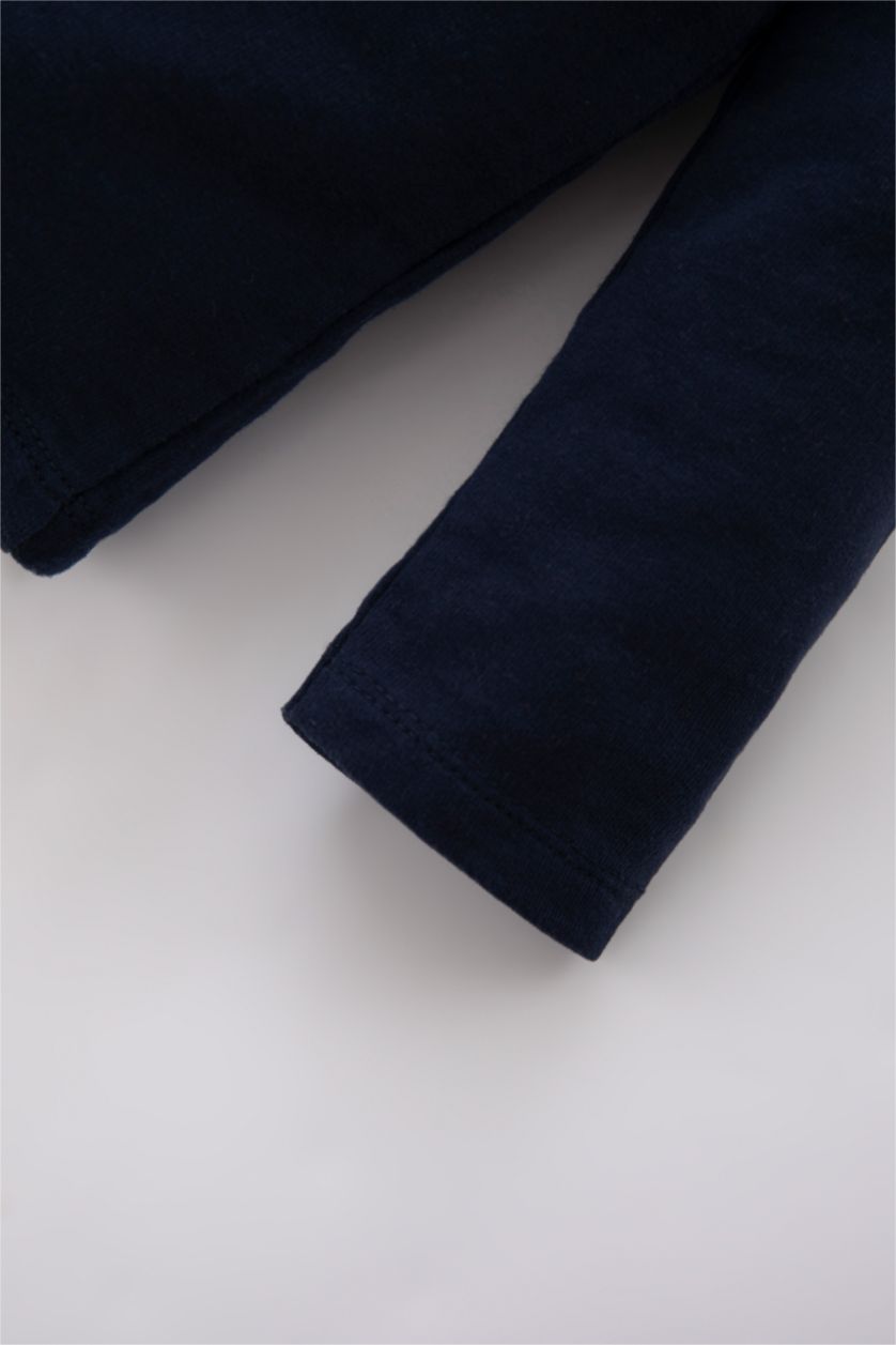 Erkek Bebek İndigo Erkek Bebek Yenidoğan Uzun Kollu Baskılı 2'li Takım