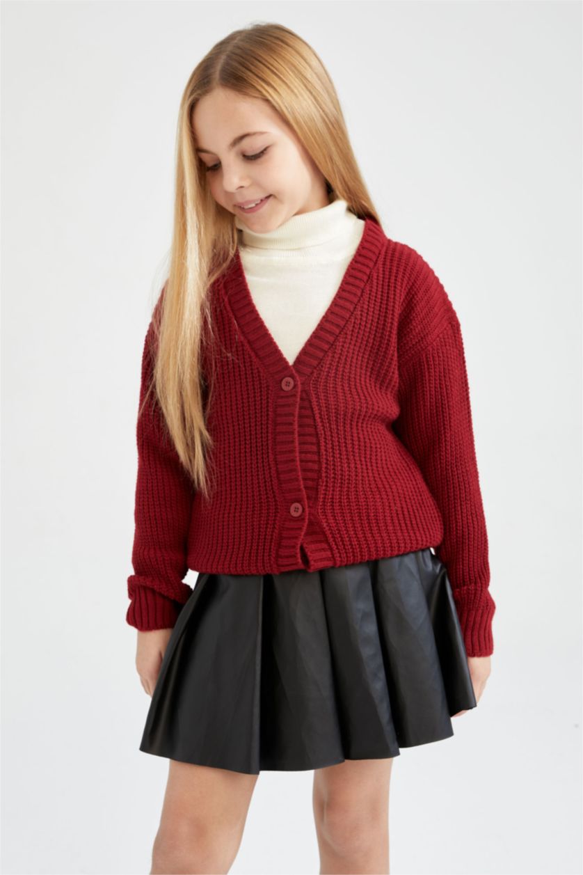 FILLES Rouge Tricot