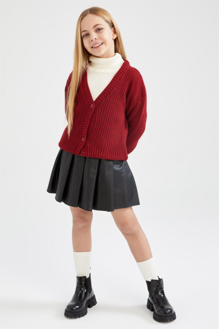 FILLES Rouge Tricot