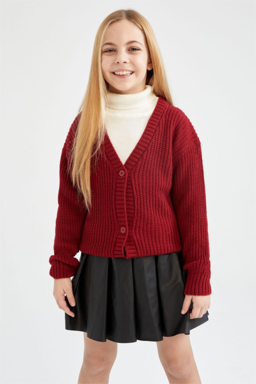 FILLES Rouge Tricot