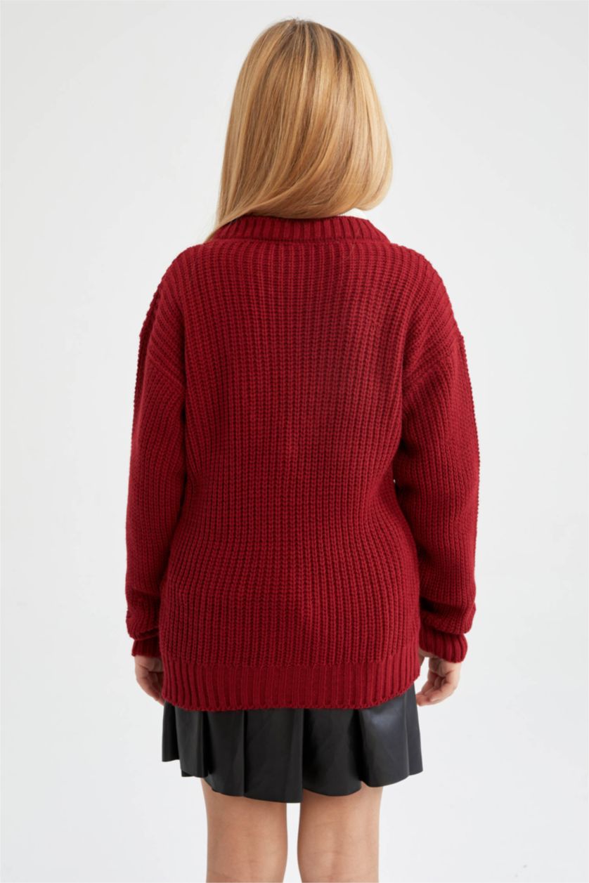 FILLES Rouge Tricot
