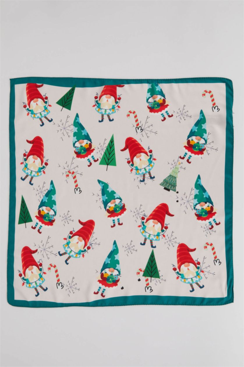 WOMAN Green Woman Printed Bandana