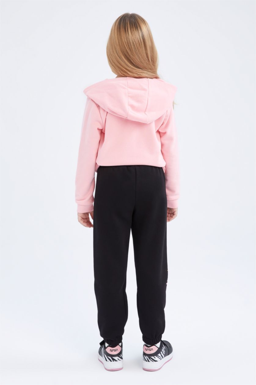 GIRLS & TEENS Black Jogger Standard Fit Trousers