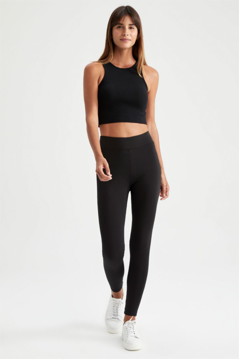 نساء أسود High Waist Leggings