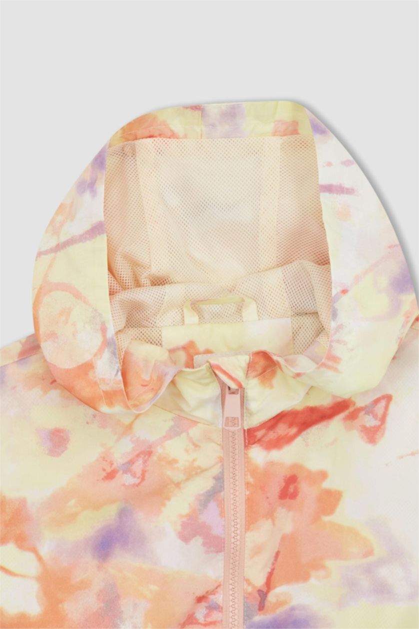 Дівчачий Білий Дощовик стандартного крою для дівчаток