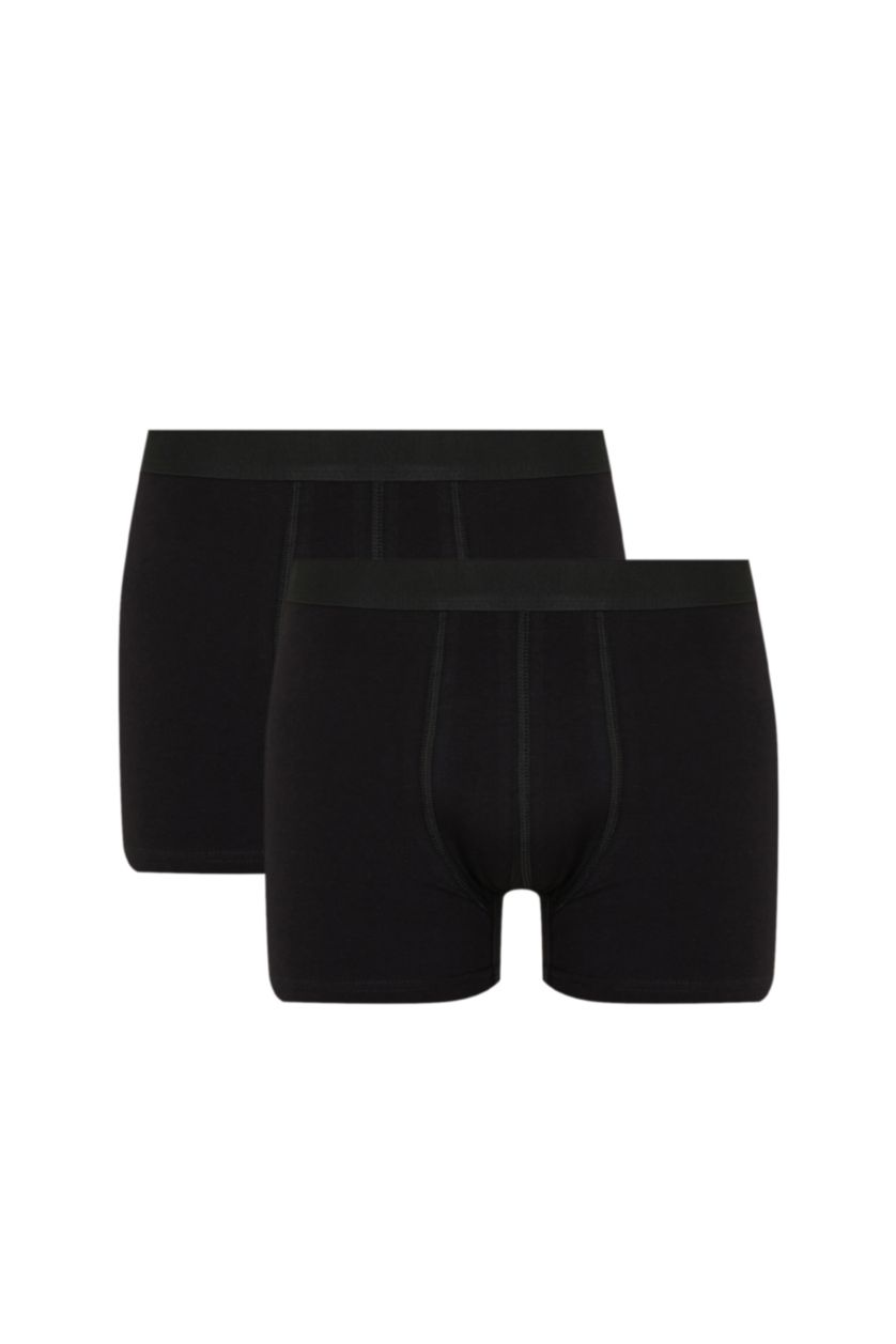 Erkek Siyah Regular Fıt 2'li
