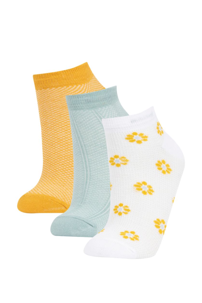 FEMME Karma Lot de 3 paires de chaussettes courtes en coton pour femme