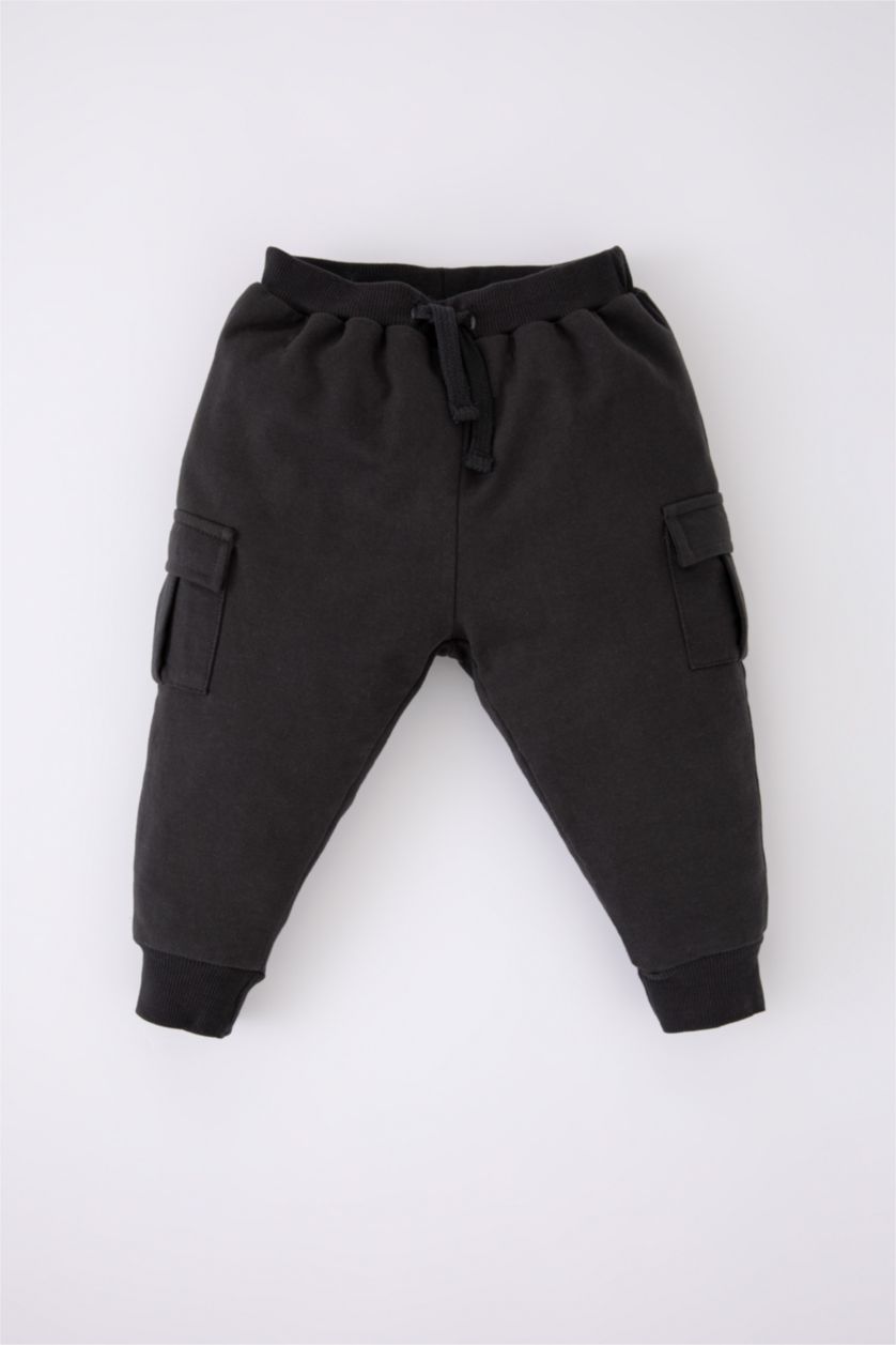 BÉBÉ GARÇON Anthracite Ensemble En Tricot Col Ras Du Cou Slogan Manche Longue 2 BéBé Garçon