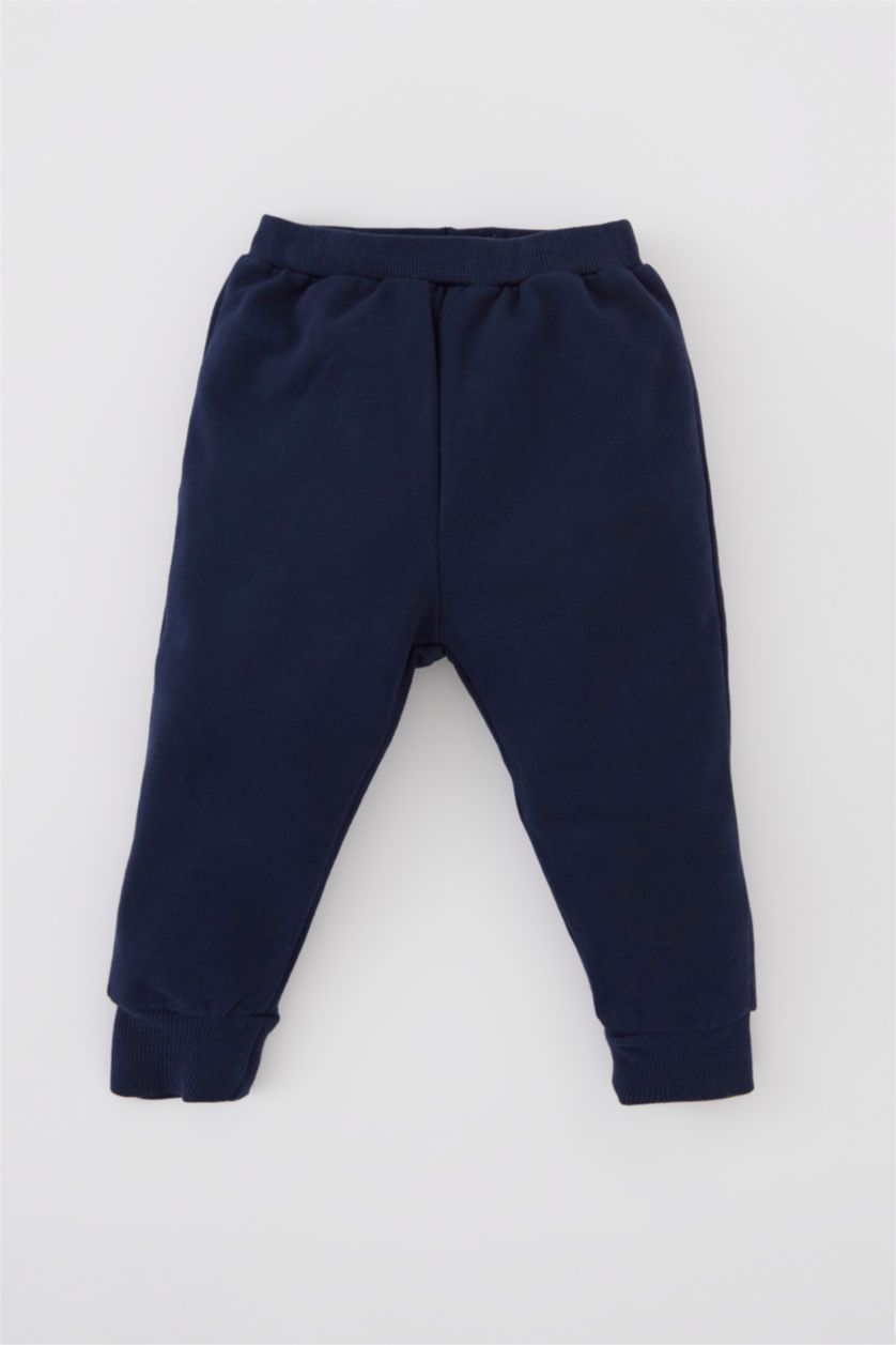 Baby Boy Red 2 piece Regular Fit Crew Neck Set