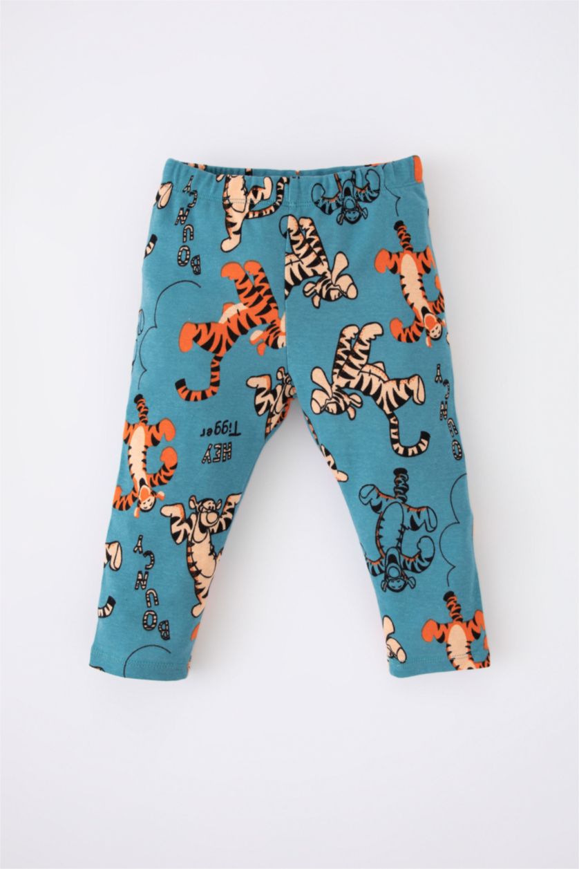 BABY BOY Blue 2 piece Regular Fit Crew Neck Winnie The Pooh Licensed Knitted Pyjamas