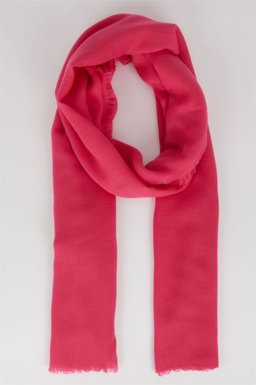 Woman Pink Woman Shawl