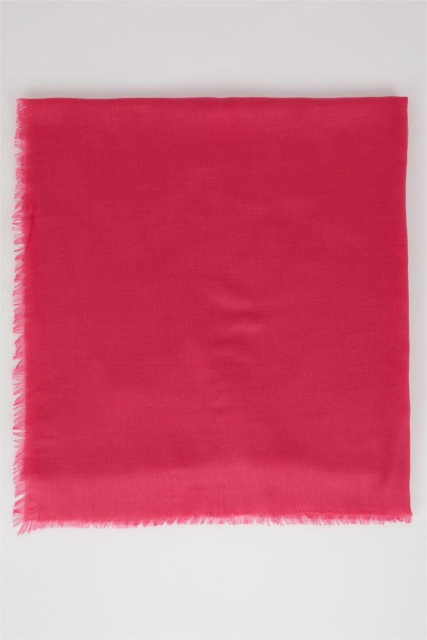 Woman Pink Woman Shawl