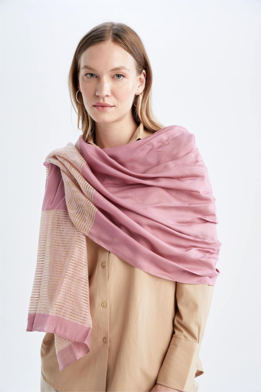 FEMME Rose Châle pour Femme