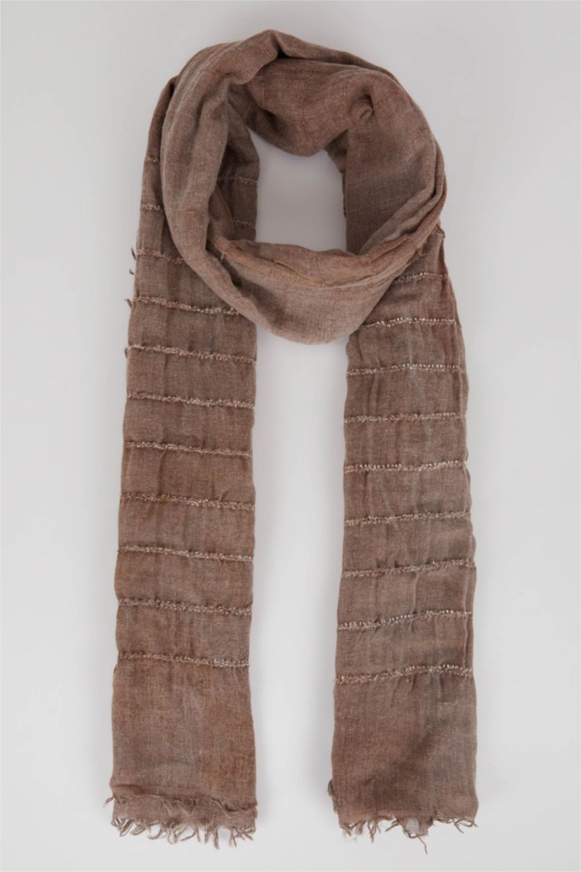 WOMAN Light Grey Woman Shawl