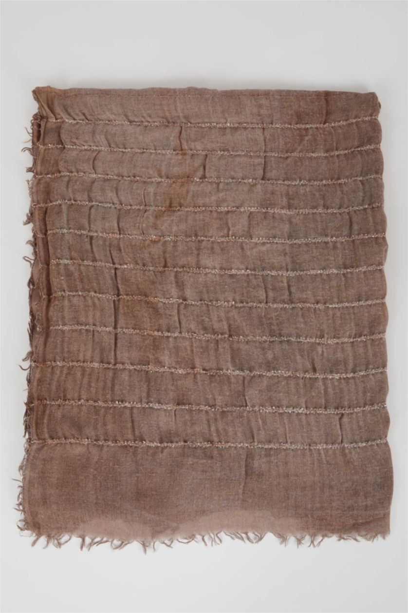 WOMAN Light Grey Woman Shawl