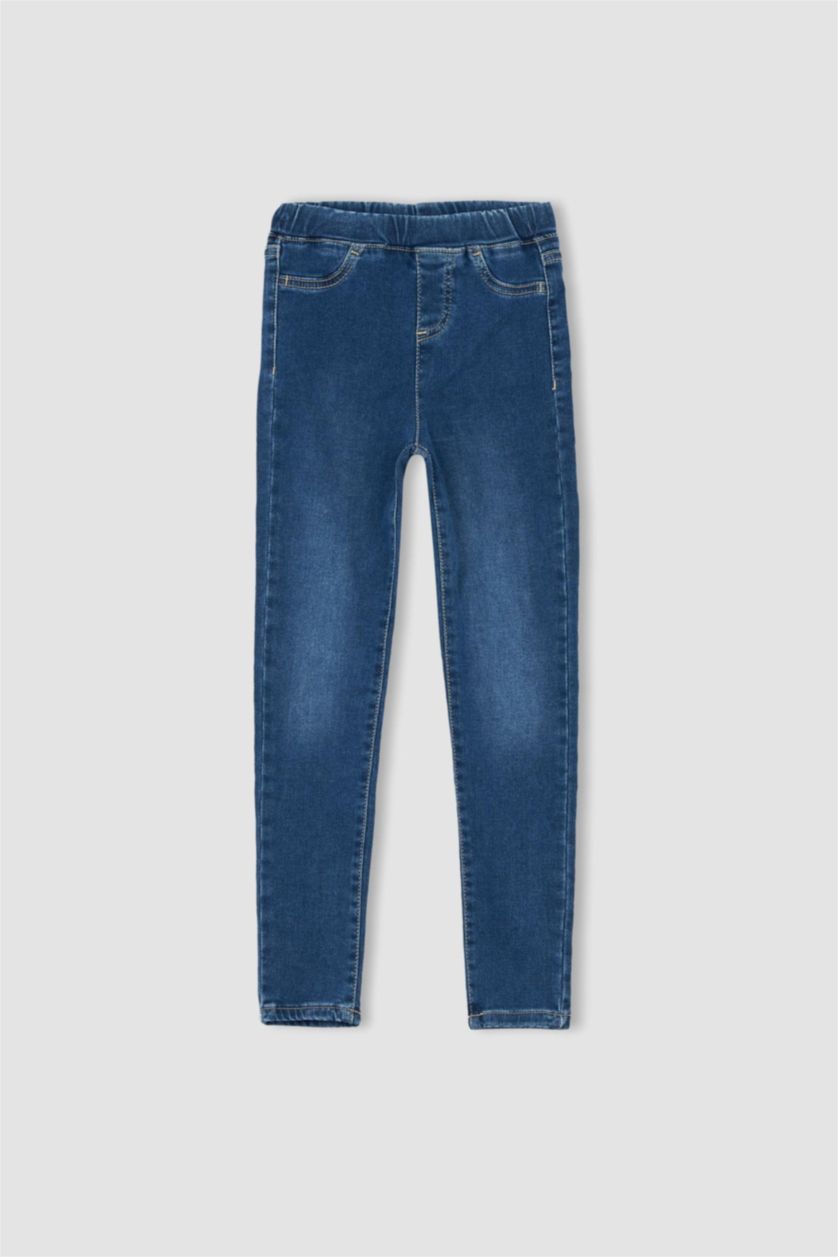 GIRLS & TEENS Blue Girl Three Pocket Skinny Leg Jeans