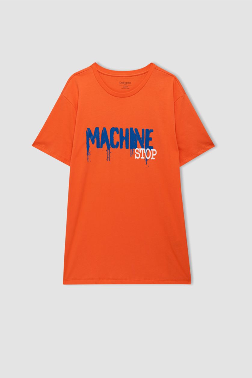 MAN Orange Slim Fit Short Sleeve T-Shirt