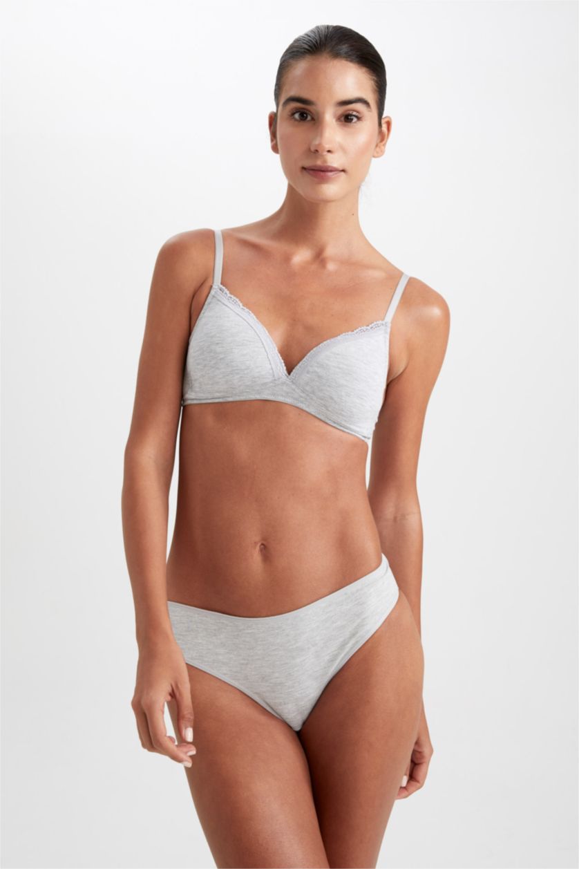 نساء ميلانج رمادي سراويل داخلية - 3 قطع من Fall In Love