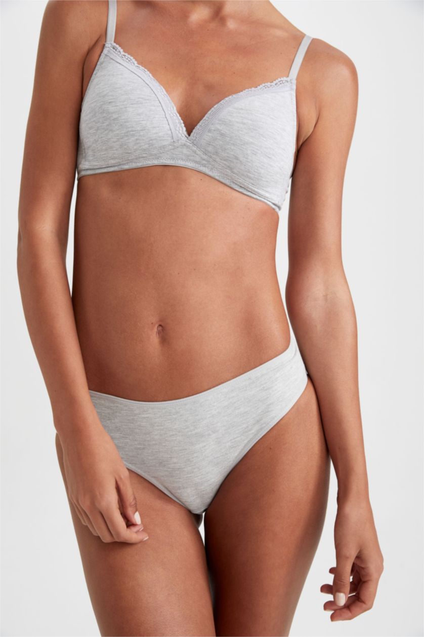 نساء ميلانج رمادي سراويل داخلية - 3 قطع من Fall In Love