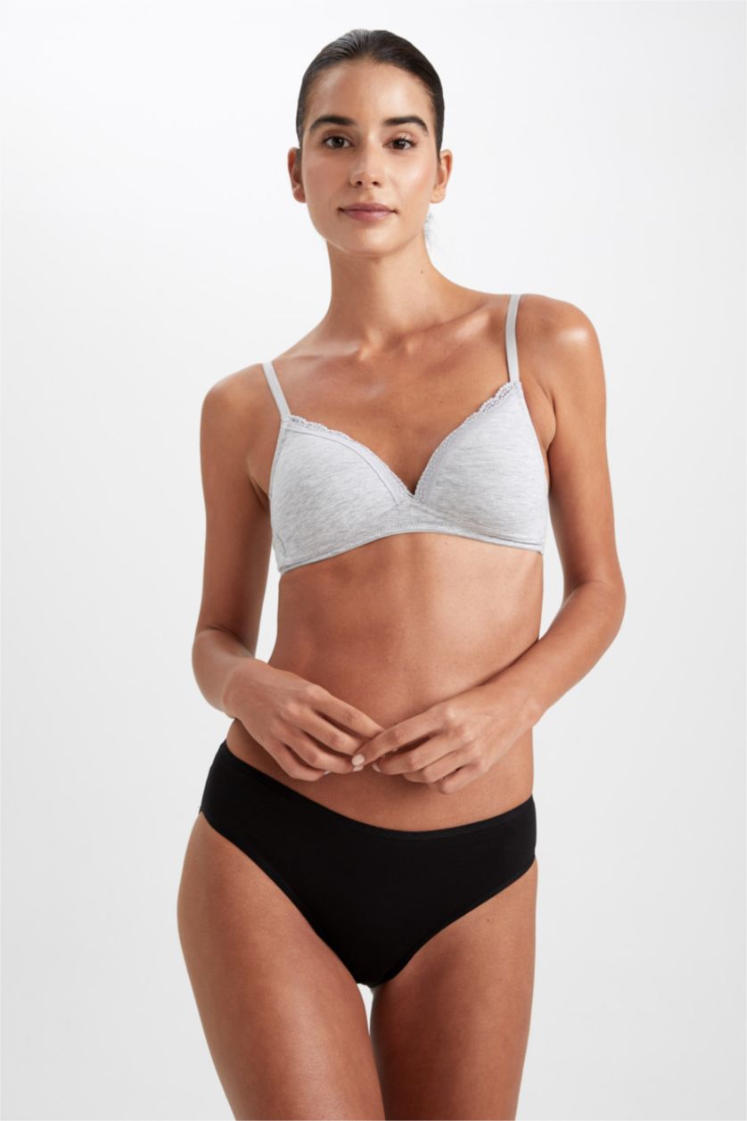 نساء ميلانج رمادي سراويل داخلية - 3 قطع من Fall In Love