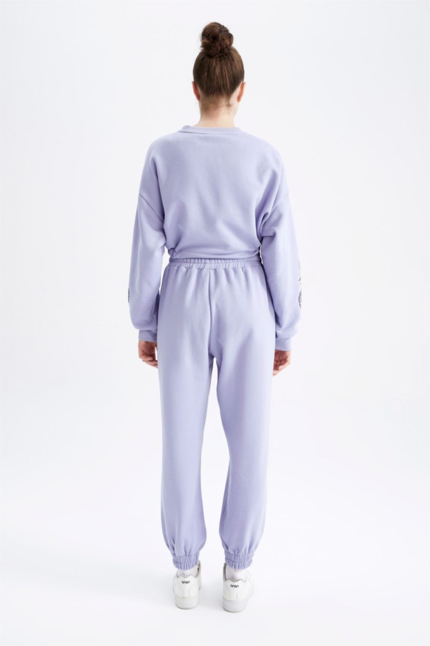 نساء أرجواني سروال اوفر سايز