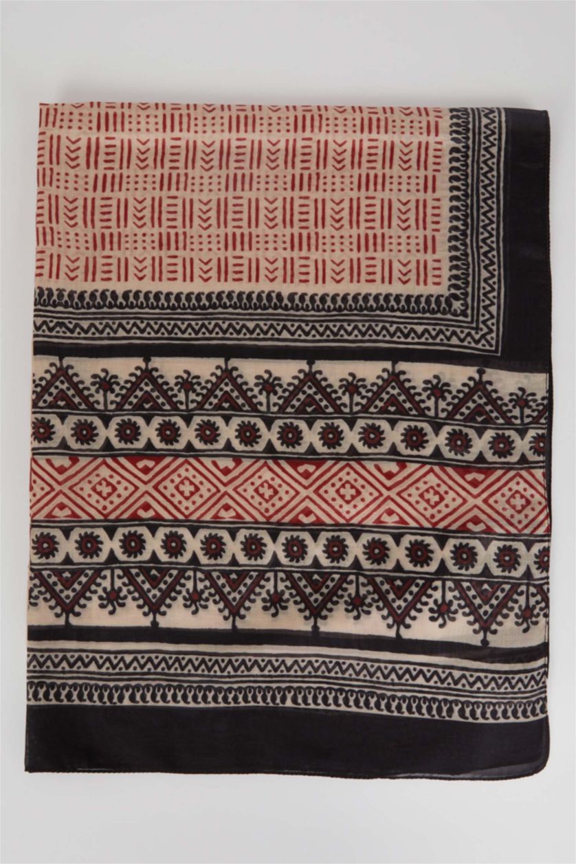 نساء برتقالي شال