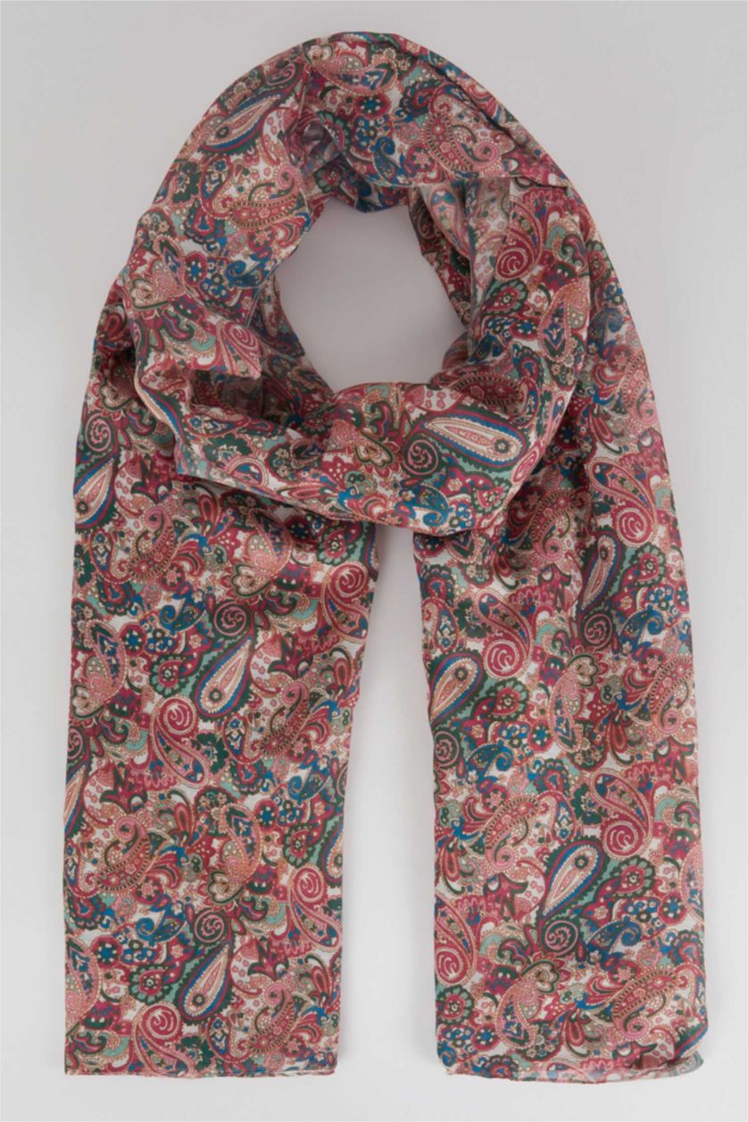 Женщины Разноцветный Женская шаль с этничным принтом