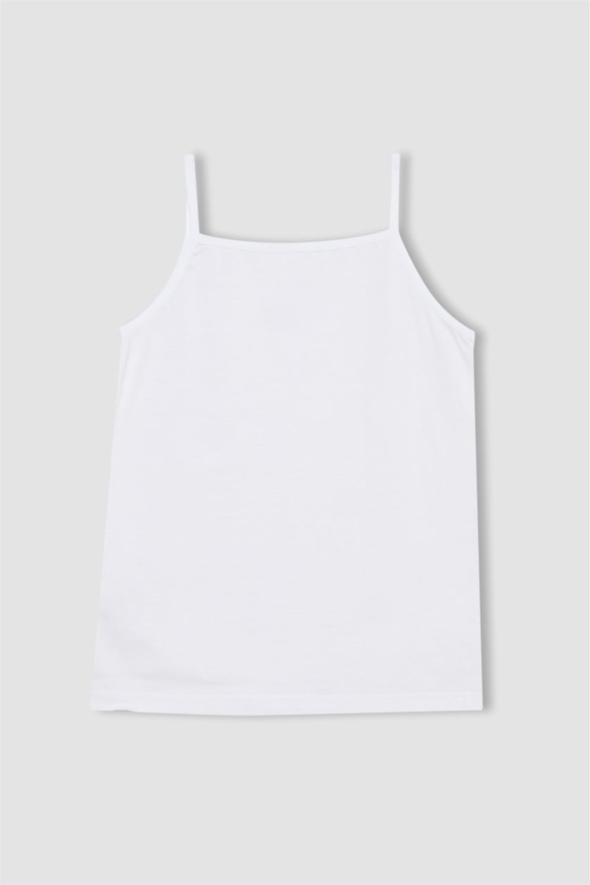 GIRLS & TEENS White Girl 2 piece Regular Fit Tank Top