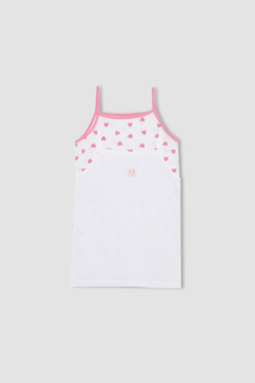 GIRLS & TEENS White Girl 2 piece Regular Fit Tank Top