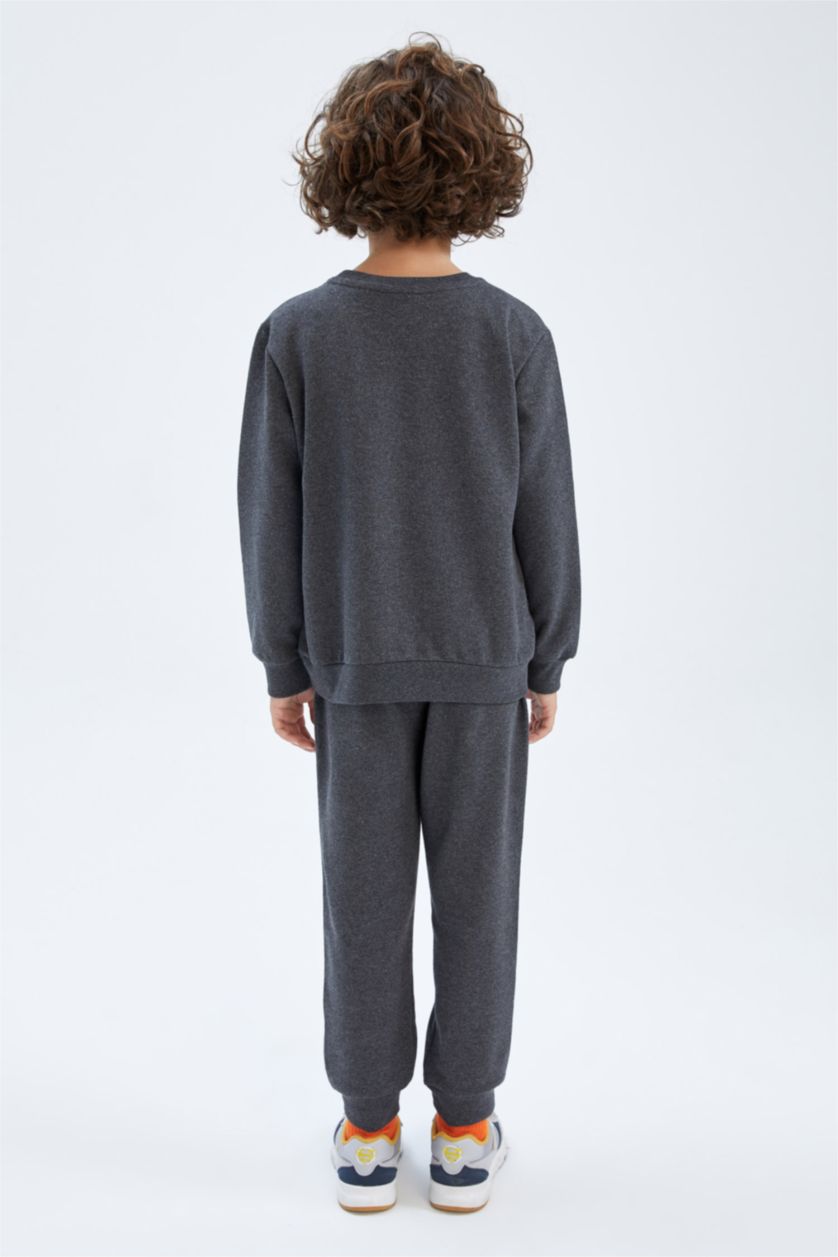 GARÇONS Anthracite Ensemble En Tricot Manche Longue 2 Garçon