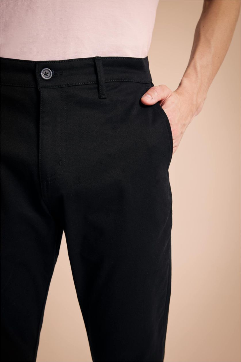 MAN Black Carrot Fit Trousers