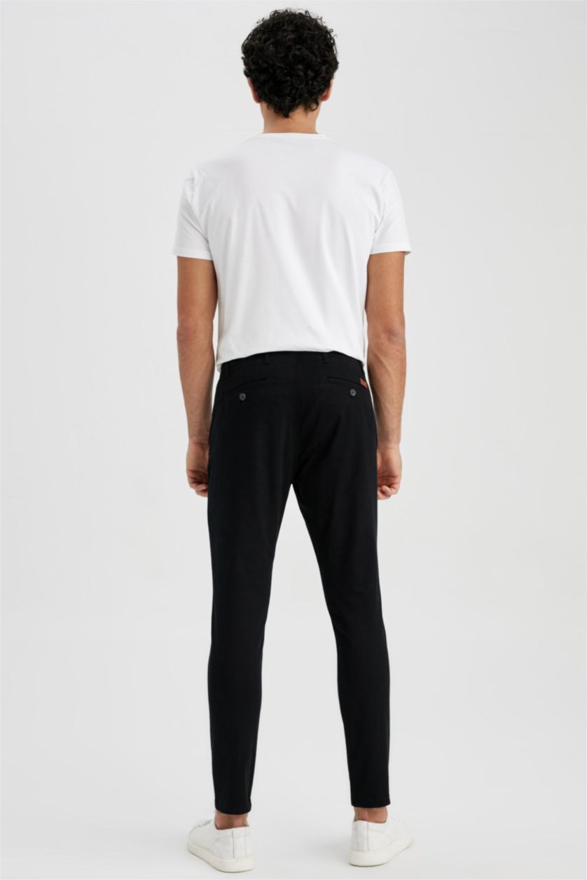 MAN Black Carrot Fit Trousers