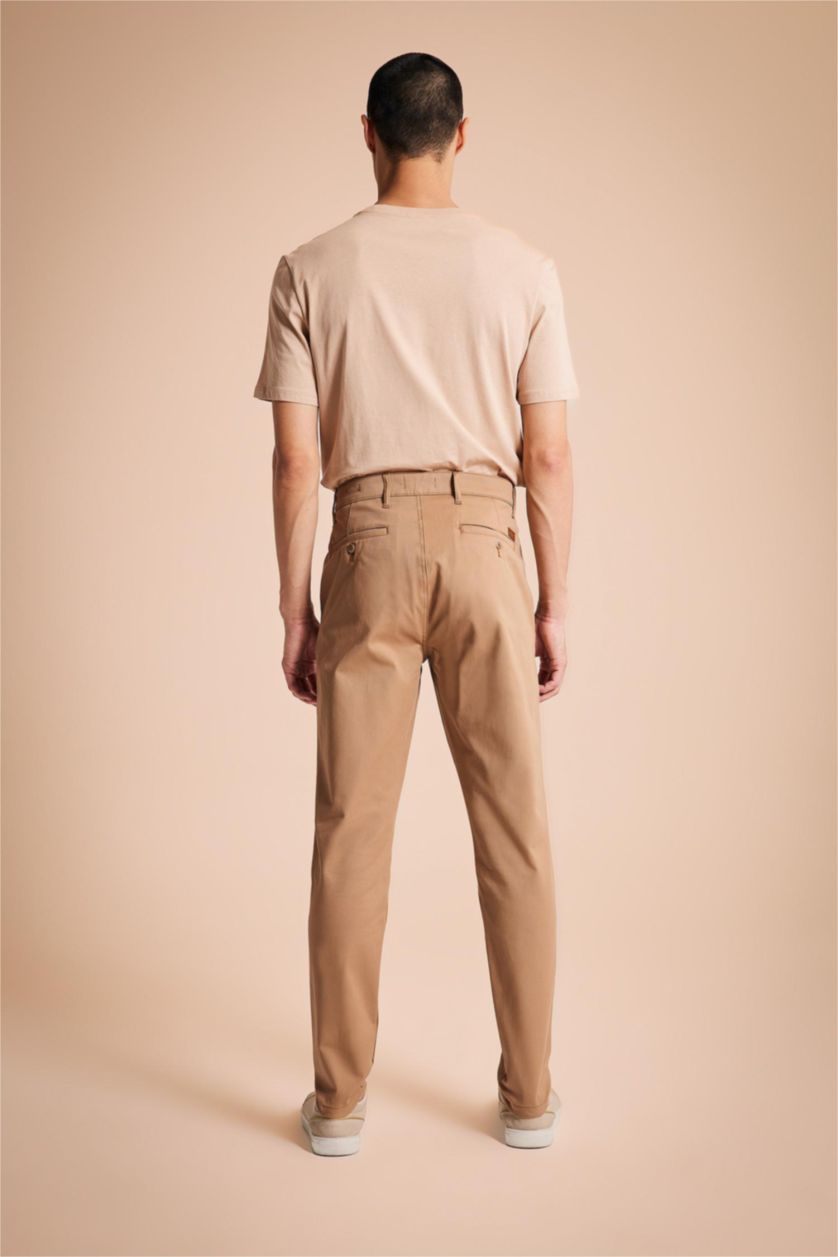 MAN Camel Skinny Fit Chino Pants